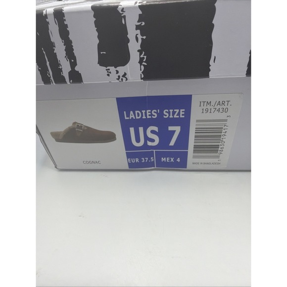 Dolce Vita Cozy Slide Clogs Women Cognac Slip-On Adjustable Buckle. Size 7 - Picture 13 of 13